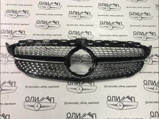 Решетка радиатора на Mercedes W205 РЕСТ Diamond (без эмблемы)